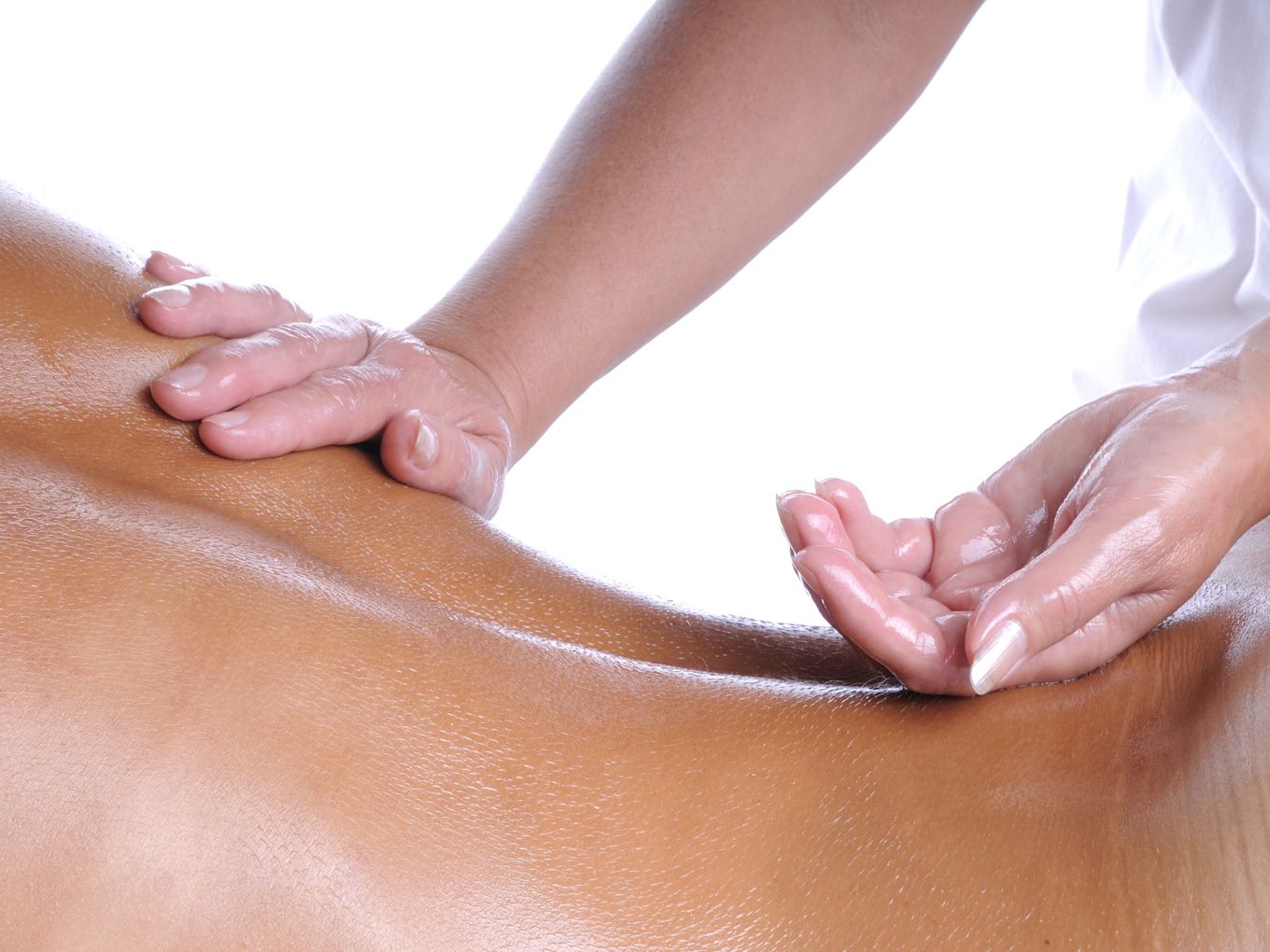 A swedish full body massage with oil